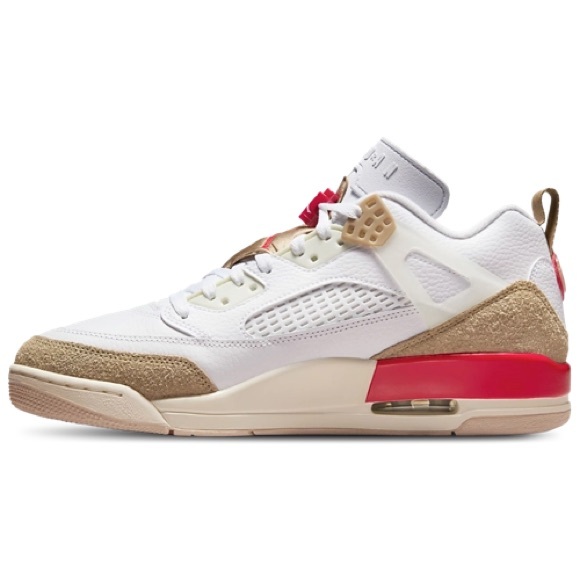 Jordan Spizike Low
Men's Nike White and Red Sneakers with Brown Details - Picture 2 of 15